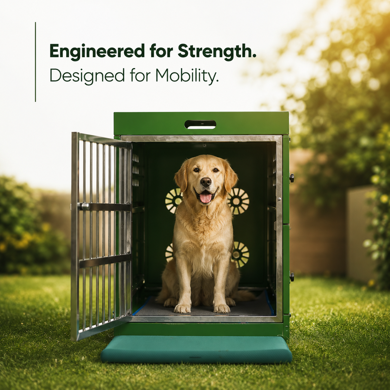 Planet Pets Alumax™ K9 Cage | Collapsible Aluminium Dog Crate