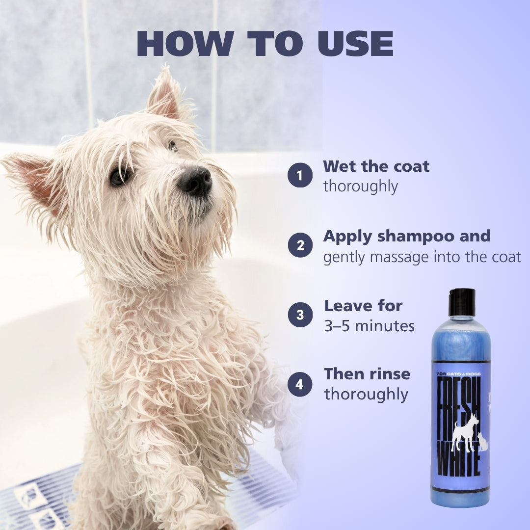 Fresh White pet whitening shampoo