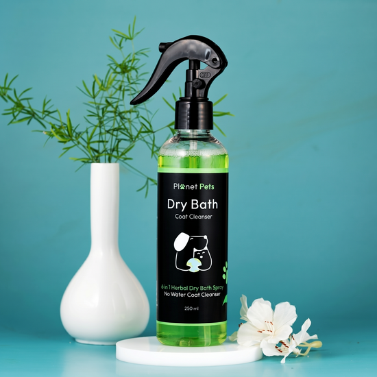 herbal dry bath spray for dogs