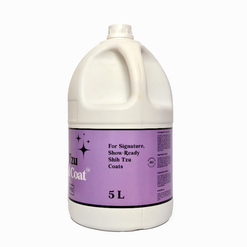 Shih Tzu Cloud Coat shampoo sizes 300ml 500ml and 5L