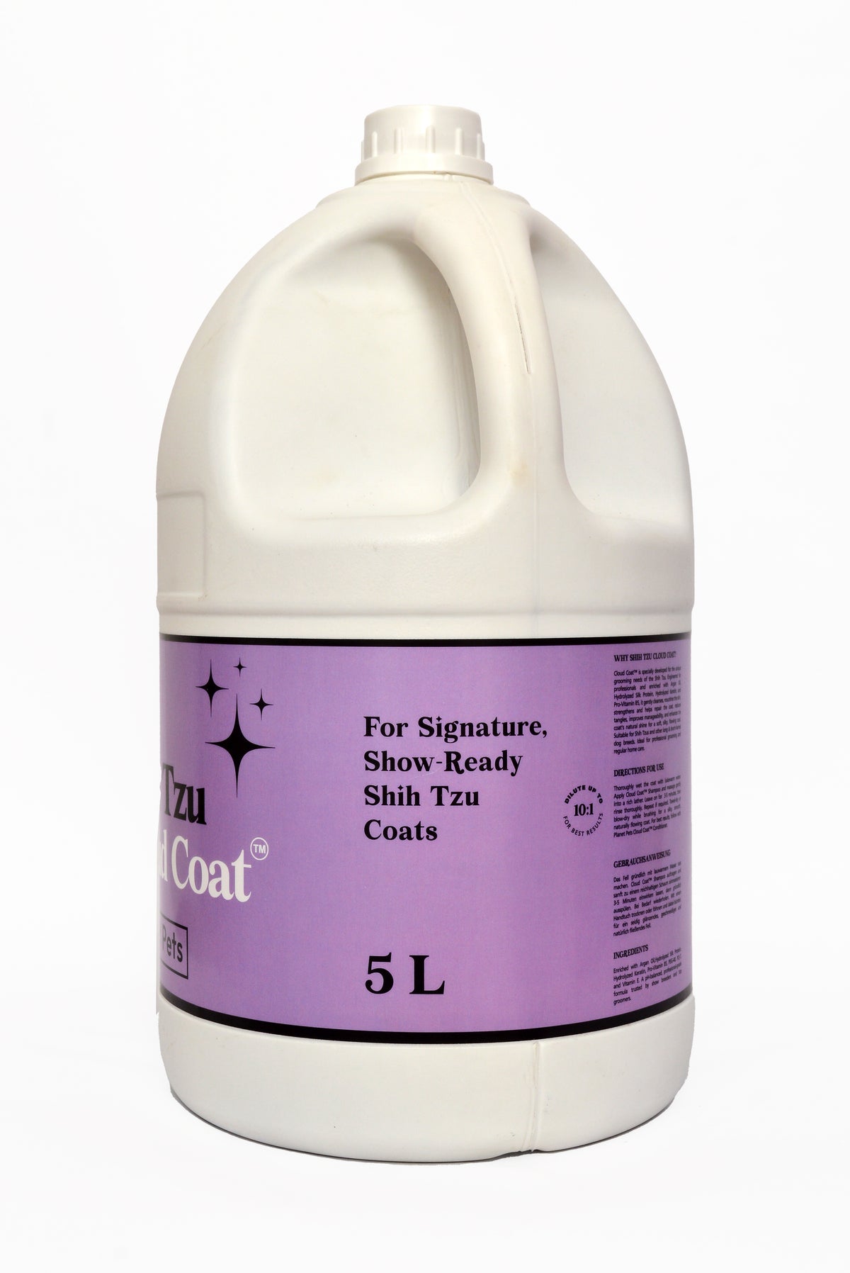 Shih Tzu shampoo 5 litre pack for groomers