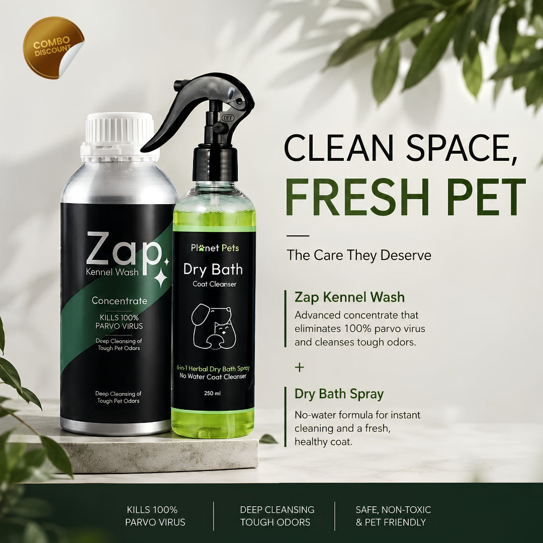 Petcare Zap Kennel wash and Dry Bath Combo
